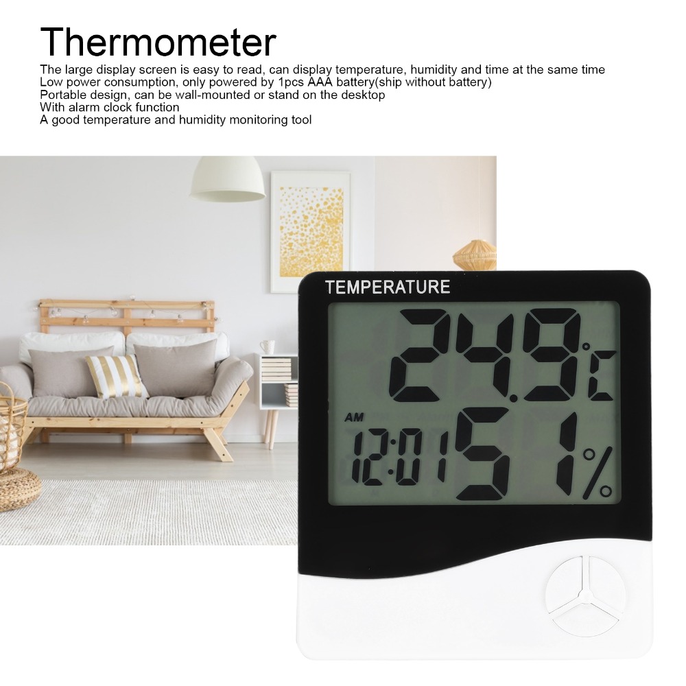 Termómetro de interior com ecr - Thermometer Digital avaliação e preço
