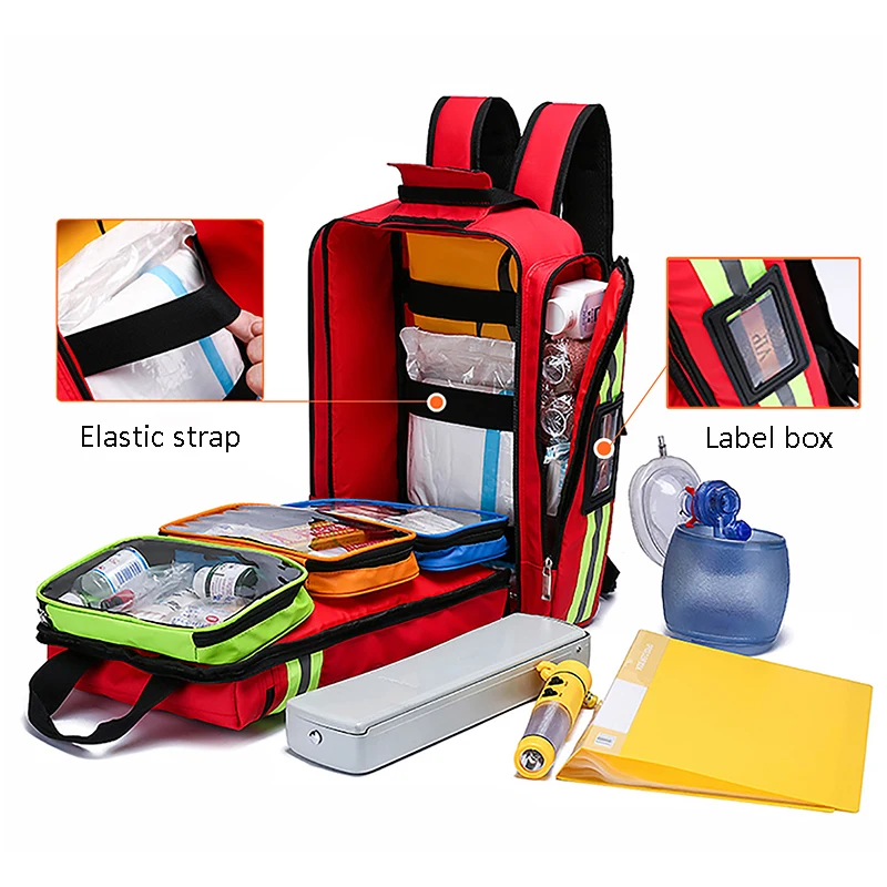Mochilas de Resgate de Emergên - First Aid Kit avaliação e preço